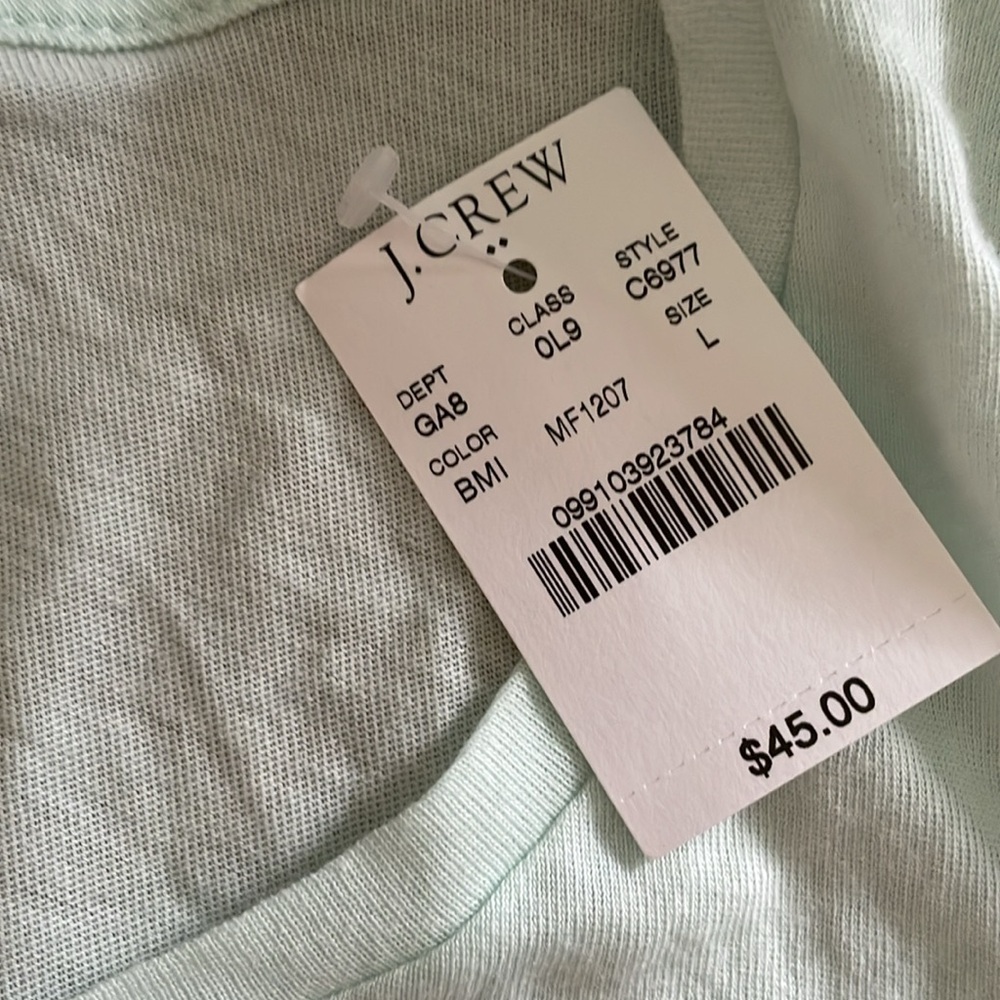 NWT JCrew collector tee size L cockatiel design - Picture 3 of 4